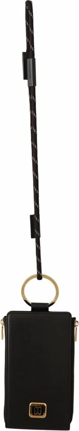 Groothandel ❤️ Top 10 ✨ Dolce & Gabbana - Black Leather Logo Plaque Neck Strap Card Coin Wallet ✔️ 🥰 3 Groothandel ❤️ Top 10 ✨ Dolce & Gabbana - Black Leather Logo Plaque Neck Strap Card Coin Wallet ✔️ 🥰 - Afbeelding 3
