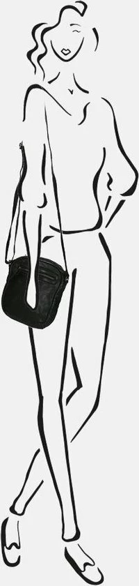 Korting ๐ Korting ๐ Bear Design Crossbodytas Cow Lavato Leer - Zwart ๐ โจ 6 Korting ๐ Korting ๐ Bear Design Crossbodytas Cow Lavato Leer - Zwart ๐ โจ - Afbeelding 6