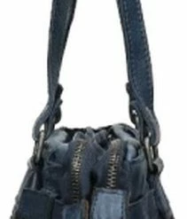 Coupon 🛒 Begroting ✨ DSTRCT Kleine Schoudertas / Crossbody Tas Dames - Leer - Harrington Road - Blauw 💯 ✔️ -Tassen-dames Verkoop 211x840