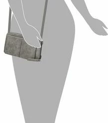 Beste Pirce 😀 Uitgang 😉 Enrico Benetti Zoë 66908 Schoudertas / Telefoontas / Portemonnee - Midden Grijs 😉 😀 -Tassen-dames Verkoop 217x840 4