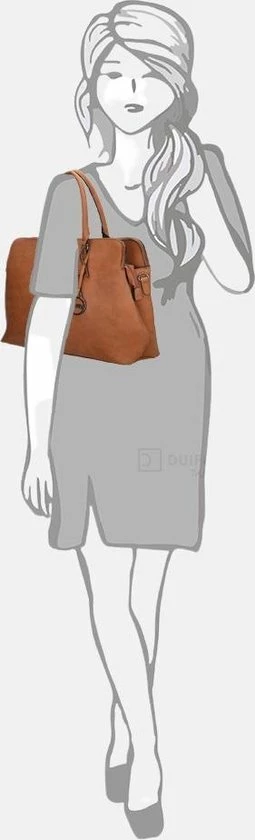 Beste Verkoop 🤩 Goedkoopste ⌛ Charm London Bromley Schoudertas / Laptoptas - 15,6 Inch - Cognac 🤩 ❤️ 10 Beste Verkoop 🤩 Goedkoopste ⌛ Charm London Bromley Schoudertas / Laptoptas - 15,6 Inch - Cognac 🤩 ❤️ - Afbeelding 10