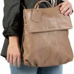 Nieuw 👏 Gloednieuw ⭐ Burkely Just Jolie Dames Rugtas Crossover - Taupe 🛒 👏 -Tassen-dames Verkoop 287x840 1