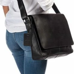 Beste deal 🥰 Nieuw 🎉 Burkely Vintage Juul Messenger Bag - Schoudertas - Zwart 🛒 🌟 -Tassen-dames Verkoop 336x840 1