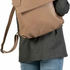 Nieuw 👏 Gloednieuw ⭐ Burkely Just Jolie Dames Rugtas Crossover - Taupe 🛒 👏 -Tassen-dames Verkoop 345x840 1