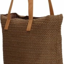 Goedkoopste ⭐ Korting ✔️ PE Florence PE-Florence Natural Life Strandtas - Bruin 🎁 😉 -Tassen-dames Verkoop 355x840