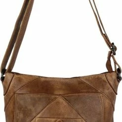 Goedkoopste 💯 Top 10 🤩 Schoudertas - Dames Tassen - Schoudertassen Vrouwen - Lichtbruin Leer - Arrigo 💯 👏