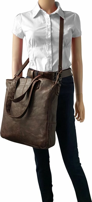 Promo π Promo π€© Arrigo Dames Tas Shopper Model Met Kort En Lang Hengsel – Bruine Dames Shopper – Shopper Leer Bruin π― π 6 Promo π Promo π€© Arrigo Dames Tas Shopper Model Met Kort En Lang Hengsel – Bruine Dames Shopper – Shopper Leer Bruin π― π - Afbeelding 6