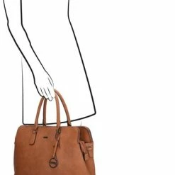 Beste Verkoop 🤩 Goedkoopste ⌛ Charm London Bromley Schoudertas / Laptoptas - 15,6 Inch - Cognac 🤩 ❤️ 18 Beste Verkoop 🤩 Goedkoopste ⌛ Charm London Bromley Schoudertas / Laptoptas - 15,6 Inch - Cognac 🤩 ❤️ -Tassen-dames Verkoop 389x840 8