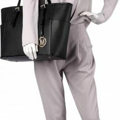 Beste deal 🎉 Aanbiedingen 👏 Miss Lulu Dames Schoudertas - Handtas - Laptoptas 13.3" – Zwart (LM1642 BK) 🧨 🤩 -Tassen-dames Verkoop 408x840 1