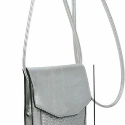 Promo 😍 Kopen 🔥 Crossbody- Telefoontasje Ines Delaure Zilver 👍 👏 -Tassen-dames Verkoop 408x840