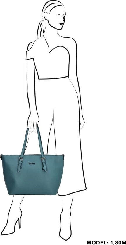 Beste Pirce β Kopen π₯ Charm London Birmingham Shopper - Petrol π π 5 Beste Pirce β Kopen π₯ Charm London Birmingham Shopper - Petrol π π - Afbeelding 5