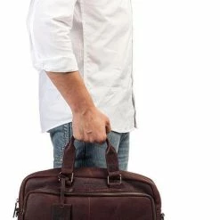 Beste Pirce ⌛ Beste Verkoop 🥰 Burkely Antique Avery Unisex Laptoptas 15,6'' - Bruin ⭐ 🔔 -Tassen-dames Verkoop 436x840 2