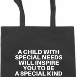 Beste recensies van 👍 Gloednieuw 🔥 Jassz A Child With Special Needs Will Inspire You To Be A Special Kind Of Person - Tas - Linnen Tas - Zwart - Kinderen - Volwassenen 🧨 😍