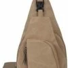 Kopen 🔥 Aanbiedingen 🧨 Moodadventures | Crossbodytas Khaki S | Canvas | Verstelbaar | 30x15x7 🎉 😍