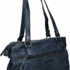Coupon 🛒 Begroting ✨ DSTRCT Kleine Schoudertas / Crossbody Tas Dames - Leer - Harrington Road - Blauw 💯 ✔️ -Tassen-dames Verkoop 470x840