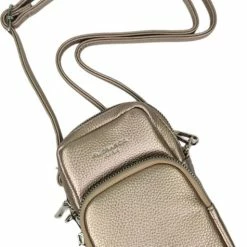 Beste deal 😀 Promo 💯 Flora & Co Crossbody- Telefoontasje Voor Mobiel - Gsm Goud ⌛ ❤️