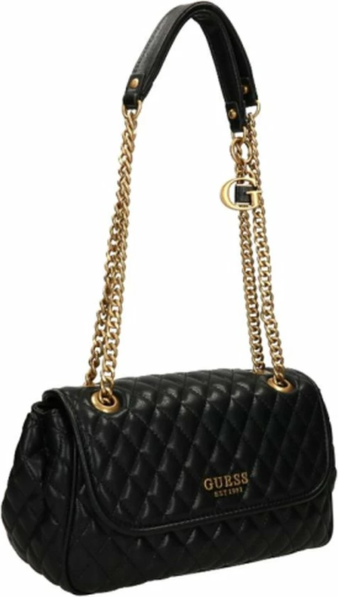 Korting 😍 Flash-uitverkoop 🎉 Guess Medium Schoudertas / Crossbody Tas Dames - Maila - Fantasieprint - Zwart 💯 ✨ 2 Korting 😍 Flash-uitverkoop 🎉 Guess Medium Schoudertas / Crossbody Tas Dames - Maila - Fantasieprint - Zwart 💯 ✨ - Afbeelding 2