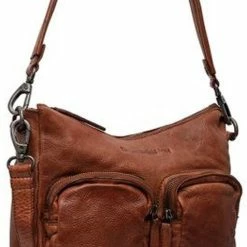 Flash-uitverkoop ✔️ Korting 🌟 Chesterfield Nitra Schoudertas - Cognac 😍 ✨