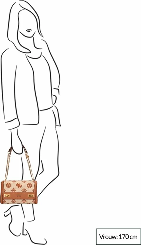 Coupon ๐งจ Beste Pirce ๐ GUESS Katey Dames Schoudertas Kunstleer;Textiel - Cognac ๐ ๐ 17 Coupon ๐งจ Beste Pirce ๐ GUESS Katey Dames Schoudertas Kunstleer;Textiel - Cognac ๐ ๐ - Afbeelding 17