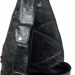 Uitgang 💯 Begroting 🔔 SEDNA Slingbag Met 3 Voorvakken En YKK Ritsen. GROOT MODEL, 100% Leer. BLACK FRIDAY AANBIEDING 😍 ✔️ -Tassen-dames Verkoop 488x840 1