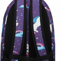 Coupon 🌟 Coupon 🤩 Popelli Rugzak - Schooltas - Kinderrugzak - Eenhorn/Unicorn - A4 Formaat - Lichtgewicht (E1835 U-PE) 😍 ⌛ -Tassen-dames Verkoop 490x840 3