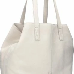 Beste Pirce 😉 Korting 🧨 Shabbies Amsterdam Shabbies Grote Schoudertas / Crossbody Tas Dames - Leer - Nubuck Leather - Beige 💯 ⌛ -Tassen-dames Verkoop 496x840 2