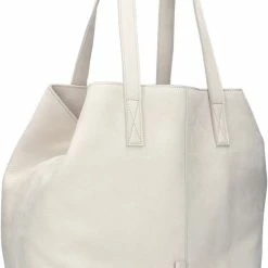 Beste Pirce 😉 Korting 🧨 Shabbies Amsterdam Shabbies Grote Schoudertas / Crossbody Tas Dames - Leer - Nubuck Leather - Beige 💯 ⌛ -Tassen-dames Verkoop 497x840