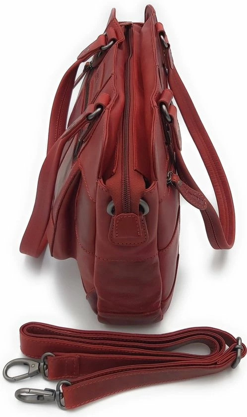 Nieuw โ Top 10 ๐ฅฐ Hillburry Hill Burry – VB100111 -3197 - Echt Lederen - Dames - Checkered ๐ ๐ Handbag - Stevig - Chique - Uitstraling - Vintage Leder- Rood ๐ ๐ 3 Nieuw โ Top 10 ๐ฅฐ Hillburry Hill Burry – VB100111 -3197 - Echt Lederen - Dames - Checkered ๐ ๐ Handbag - Stevig - Chique - Uitstraling - Vintage Leder- Rood ๐ ๐ - Afbeelding 3