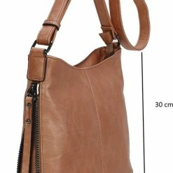 Beste Pirce 💯 Promo 🛒 Merkloos Ines Delaure Crossbody Dames Tas Goud-rose Met Instelbare Riem ✨ 😍 -Tassen-dames Verkoop 501x840 11