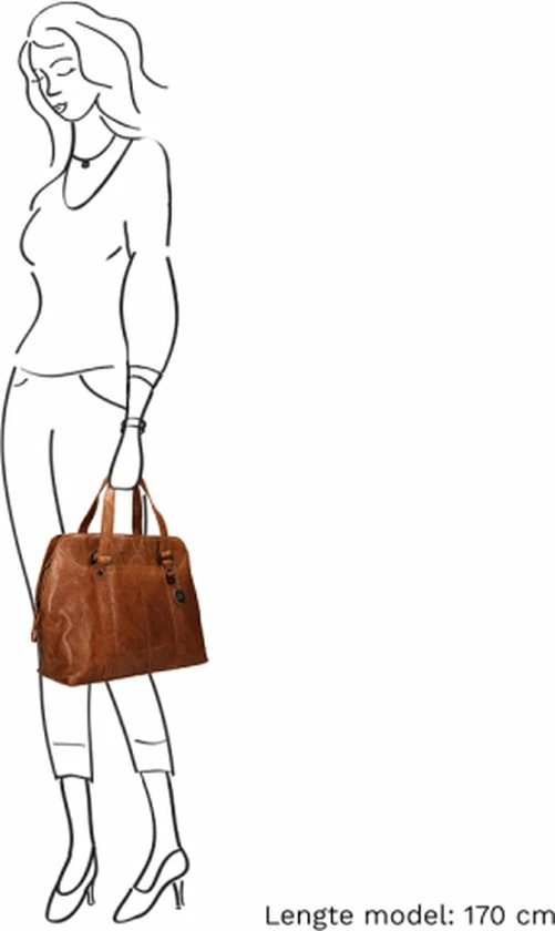 Top 10 π Flash-uitverkoop π Spikes & Sparrow Laptoptas / Werktas / Aktetas Dames - Bronco - 12 Inch - Leer - Cognac β¨ βοΈ 8 Top 10 π Flash-uitverkoop π Spikes & Sparrow Laptoptas / Werktas / Aktetas Dames - Bronco - 12 Inch - Leer - Cognac β¨ βοΈ - Afbeelding 8