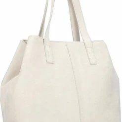 Beste Pirce 😉 Korting 🧨 Shabbies Amsterdam Shabbies Grote Schoudertas / Crossbody Tas Dames - Leer - Nubuck Leather - Beige 💯 ⌛ -Tassen-dames Verkoop 503x840