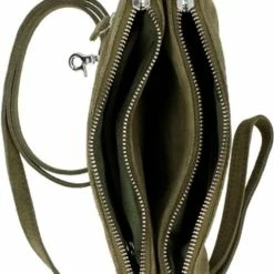 Nieuw ⌛ Uitgang ✨ DSTRCT Kleine Schoudertas / Crossbody Tas Dames - Leer - Portland Road - Groen 🎁 👏 -Tassen-dames Verkoop 509x840 2