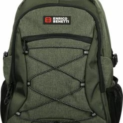 Begroting 🔔 Aanbiedingen 🎁 Enrico Benetti Yellow Stone 62126 Sportieve Laptoprugzak 13" - S - Olijfgroen ⌛ ✨