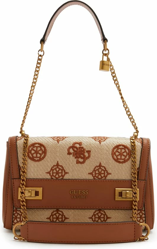 Coupon ๐งจ Beste Pirce ๐ GUESS Katey Dames Schoudertas Kunstleer;Textiel - Cognac ๐ ๐ 10 Coupon ๐งจ Beste Pirce ๐ GUESS Katey Dames Schoudertas Kunstleer;Textiel - Cognac ๐ ๐ - Afbeelding 10