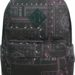 Hete verkoop 💯 Aanbiedingen 👏 YLX Travel Gear YLX Finch Rugzak. Zwart Met Paars / Geo Paisley Print. Recyceld Rpet Materiaal. Gerecyclede Plastic Flessen - Eco Friendly. Volwassenen - Tieners - Middelbare Scholieren - Jongens - Meisjes. 14" Laptop Sleeve. 🎒 🎒 Backpack - Schooltas - Rugzak 🛒 ⌛