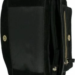 Beste deal 👏 Beste Verkoop 🔥 DSTRCT Kleine Schoudertas / Crossbody Tas Dames - Leer - Portland Road - Zwart ✨ 😉 -Tassen-dames Verkoop 540x840 1