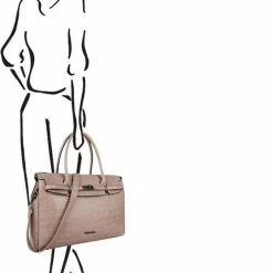 Flash-uitverkoop 🎉 Coupon ✔️ Wimona Sofia 5003 Schoudertas / Laptoptas - 15 Inch - Taupe ⌛ 🧨 -Tassen-dames Verkoop 541x840 5