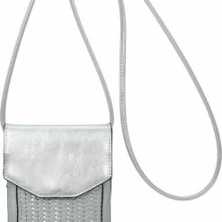 Promo ๐ Kopen ๐ฅ Crossbody- Telefoontasje Ines Delaure Zilver ๐ ๐