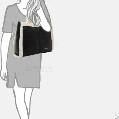 Promo 👍 Hete verkoop 🧨 Emily & Noah Ivana Shopper Black/beige 😍 🛒 -Tassen-dames Verkoop 542x840 7