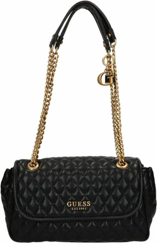 Korting 😍 Flash-uitverkoop 🎉 Guess Medium Schoudertas / Crossbody Tas Dames - Maila - Fantasieprint - Zwart 💯 ✨ 1 Korting 😍 Flash-uitverkoop 🎉 Guess Medium Schoudertas / Crossbody Tas Dames - Maila - Fantasieprint - Zwart 💯 ✨