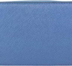 Uitgang 😍 Hete verkoop 🎁 Merkloos Flora & Co Shoulder Bag Saffiano Bleu 👖 👖 Jeans Geschikt Voor A4 Schriften ⭐ 🌟 -Tassen-dames Verkoop 550x228