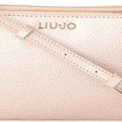 Kopen 🔥 Hete verkoop 😍 Liu Jo Caliwen Small 👜 👜 Handbag Dames Tas - Goud 🛒 🤩 -Tassen-dames Verkoop 550x258 1
