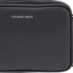 Gloednieuw 🥰 Nieuw 🤩 Michael Kors Crossbodytas Jet Set Leer - Zwart 🔔 ⌛