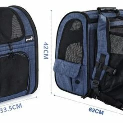 Beste Verkoop 🔔 Hete verkoop 🌟 A.K.A. Huisdierrugzak Opvouwbare Uitbreidbaar Hondendraagtas Rugzak Voor Katten En Kleine Honden Hondenrugzak Met Geventileerde Ontwerp Binnenste Veiligheidsriem - Puppy Draagtas Voor Kamperen Wande 🤩 🌟 -Tassen-dames Verkoop 550x274