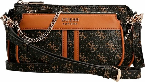 Beste deal π Nieuw π₯ Guess Kasinta Double Zip Pouch Dames Crossbodytas - Bruin π β€οΈ 1 Beste deal π Nieuw π₯ Guess Kasinta Double Zip Pouch Dames Crossbodytas - Bruin π β€οΈ