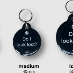 Hete verkoop ✨ Kopen ✨ QRing Travel Tag Met QR-code En NFC (small) | Voor Al Jouw Voorwerpen | Anoniem, Makkelijk En Veilig | LOST ITEM WE GOT YOU! |Zwart 💯 🔔 -Tassen-dames Verkoop 550x321 2