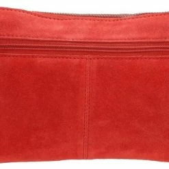 Beste Pirce ✨ Kopen 🎉 Charm London Brixton Suede Leren Clutch / Avondtasje - Rood 🌟 🥰 -Tassen-dames Verkoop 550x329 1