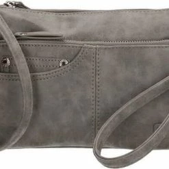 Goedkoop 👍 Promo 🥰 Enrico Benetti Schoudertasje / Clutch Nouméa Mid Grijs ✨ 🧨