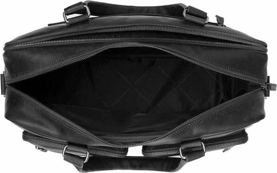 Uitgang ✨ Beste Verkoop 🎉 Chesterfield Misha Leren Laptoptas - 17 Inch - Zwart 😀 🌟 12 Uitgang ✨ Beste Verkoop 🎉 Chesterfield Misha Leren Laptoptas - 17 Inch - Zwart 😀 🌟 - Afbeelding 12