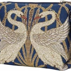 Aanbiedingen ⌛ Uitgang 👏 Signare - Schoudertas - Kunst - Luxe Gobelin - Swan - Zwanen - Zwaan - Walter Crane 🎉 👍